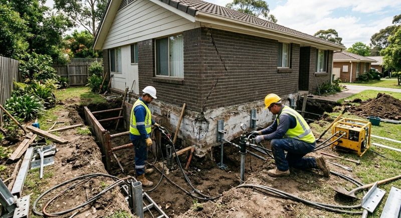 Exterior Foundation Repair in Greenville, SC
