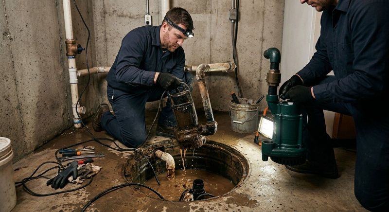 Sump Pump Replacement in Warwick, RI