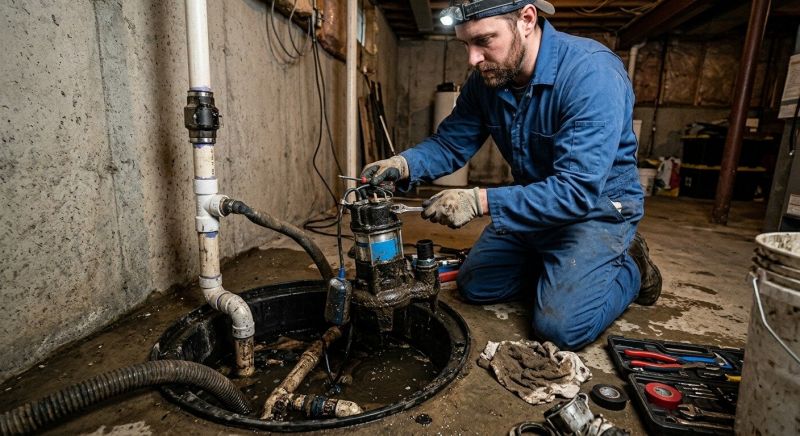 Sump Pump Service in West Des Moines, IA
