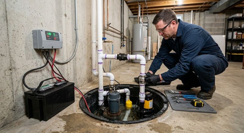 Sump Pump Service in West Des Moines, IA