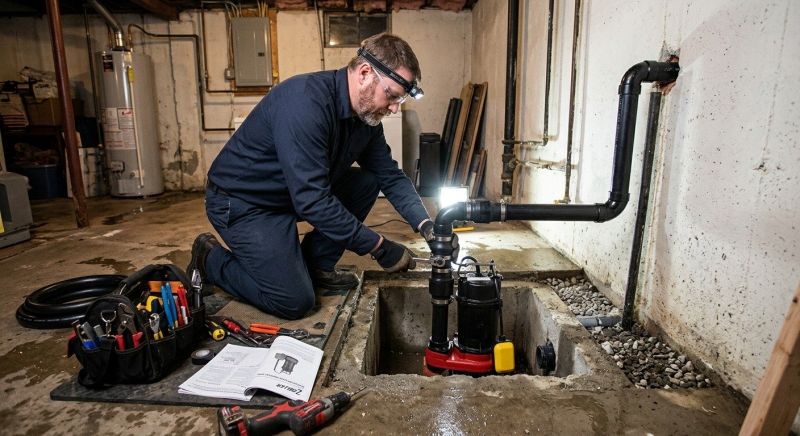 Sump Pump Replacement in Des Moines, IA